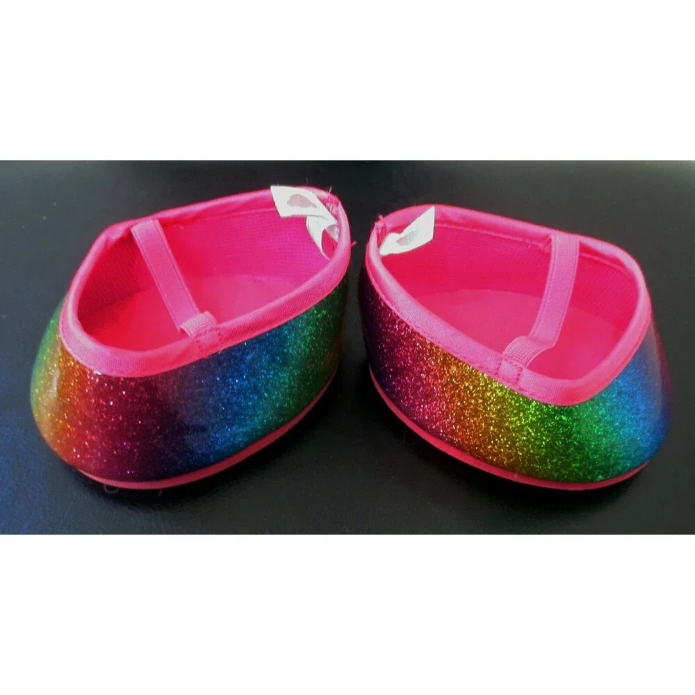 Build A Bear Workshop Slip On Rainbow Shoes